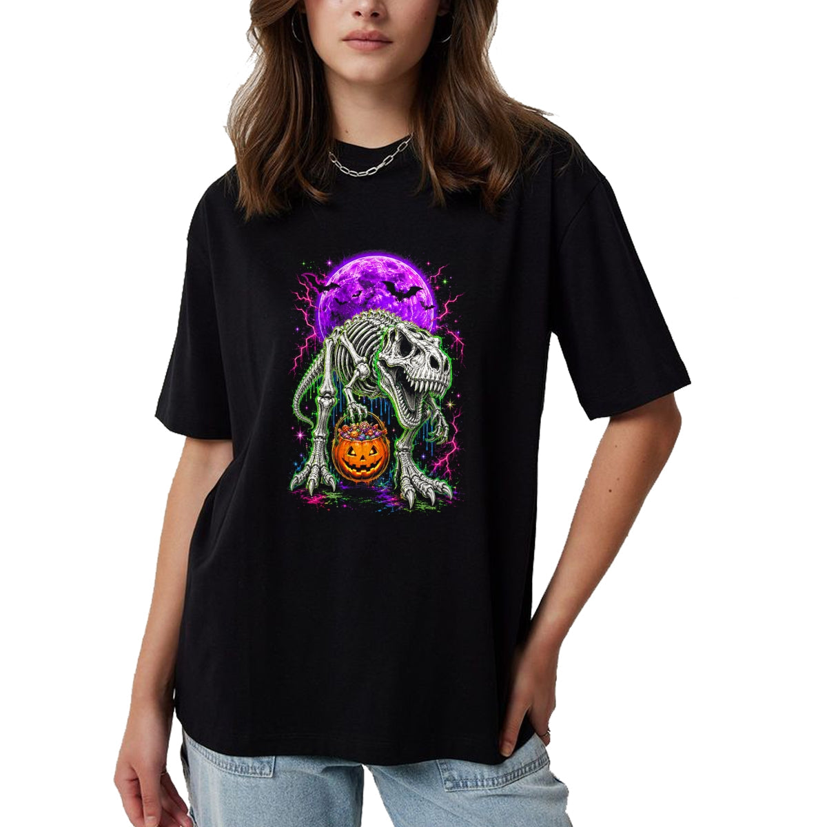 Best Dinosaur Lover Shirt, Funny Dinosaur UnisexT-Shirt/Hoodie/Sweatshirt HLT00 - Halloween Dinosaur Skeleton T Rex Boys Scary T-Shirt