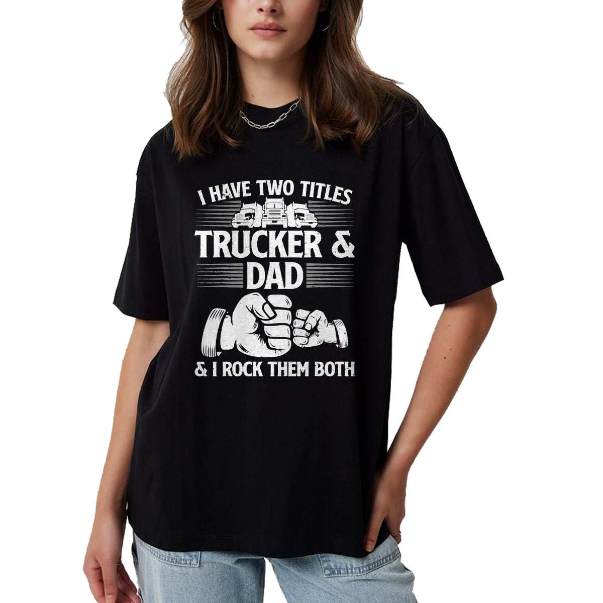 Best Truck Driver Life Shirt, Funny Trucker UnisexT-Shirt/Hoodie/Sweatshirt HLT00 - Funny Truck Driver Art Dad Trucker Men Truck Driving Lover T-Shirt, Men, Black, 3X-Large