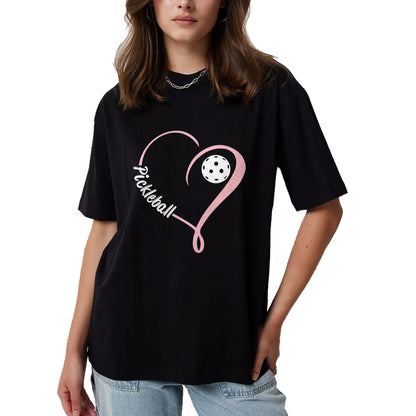 Funny Pickleball Shirt, Pickleball Lover Unisex T-Shirt/Hoodie/Sweatshirt HLT00 - Pickleball Shirts Womens Valentine's Day Pickleball Lovers T-Shirt