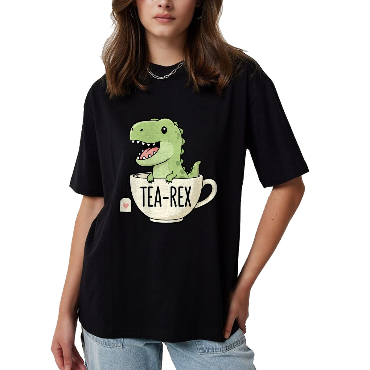 Best Dinosaur Lover Shirt, Funny Dinosaur UnisexT-Shirt/Hoodie/Sweatshirt HLT00 - Tea Rex Dinosaur Funny Cartoon T-Shirt
