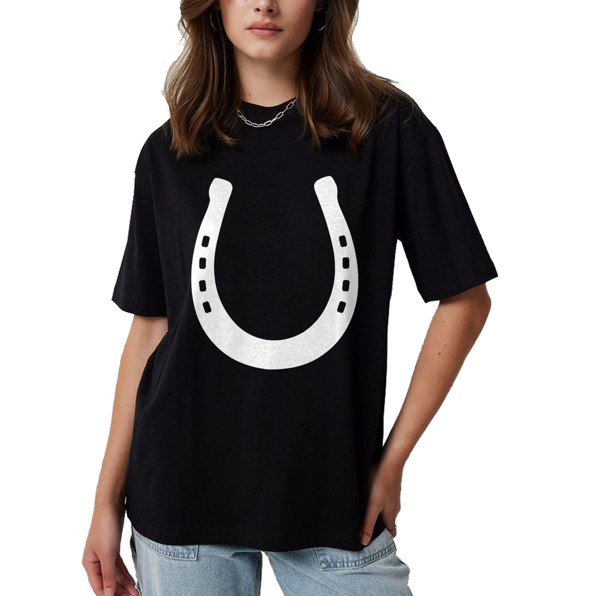 Best Horse Lover Shirt , Funny Horse UnisexT-Shirt/Hoodie/Sweatshirt HLT00 - Horseshoe T-Shirt T-Shirt