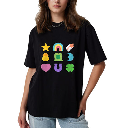 Gift for Mom Shirt, Funny Mom Unisex T-Shirt/Hoodie/Sweatshirt HLT00 - Lucky Cereal Marshmallow Shapes Magically Charms Delicious T-Shirt
