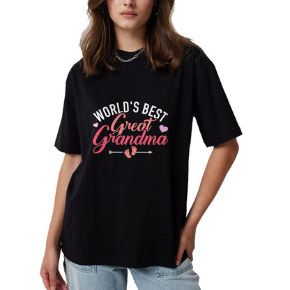 Best Grandma Shirt, Proud Grandma Unisex T-Shirt/Hoodie/Sweatshirt HLT00 - World's best great grandma T-Shirt