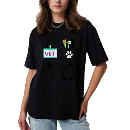 Best Doctor Shirt, Funny Doctor UnisexT-Shirt/Hoodie/Sweatshirt HLT00 - Kids Veterinarian Costume Gift Boys Girls Kids Animal Doctor Vet T-Shirt