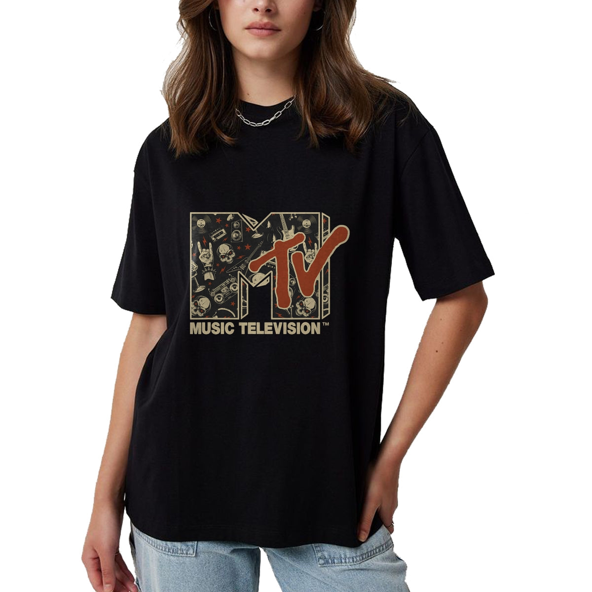 Guitar Lover Shirt, Funny Guitar UnisexT-Shirt/Hoodie/Sweatshirt HLT00 - MTV Rock n Roll Music Hard Heavy Metal Skull Guitar Vintage T-Shirt