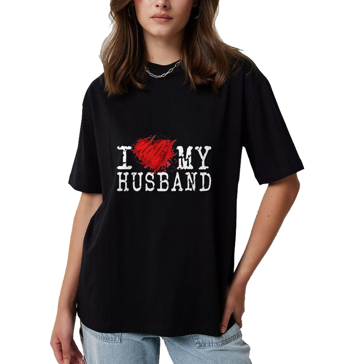 Best Wife Shirt, Wife and Husband Unisex T-Shirt/Hoodie/Sweatshirt HLT00 - I Love My Husband, Awesome Vintage Style Husband Love T-Shirt