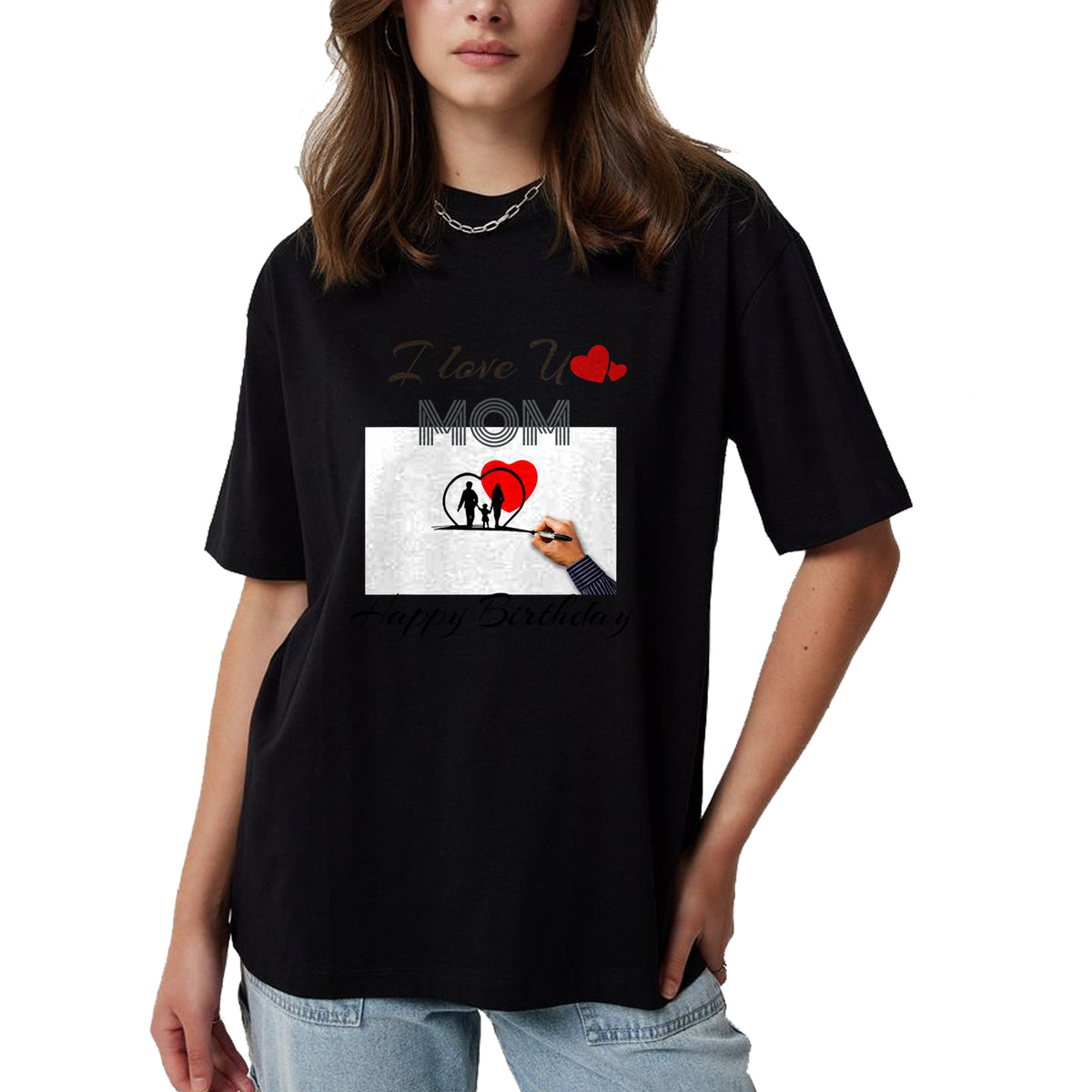 Gift for Mom Shirt, Funny Mom Unisex T-Shirt/Hoodie/Sweatshirt HLT00 - I love you Mom  Awesome Mom Birthday Gift T-Shirt