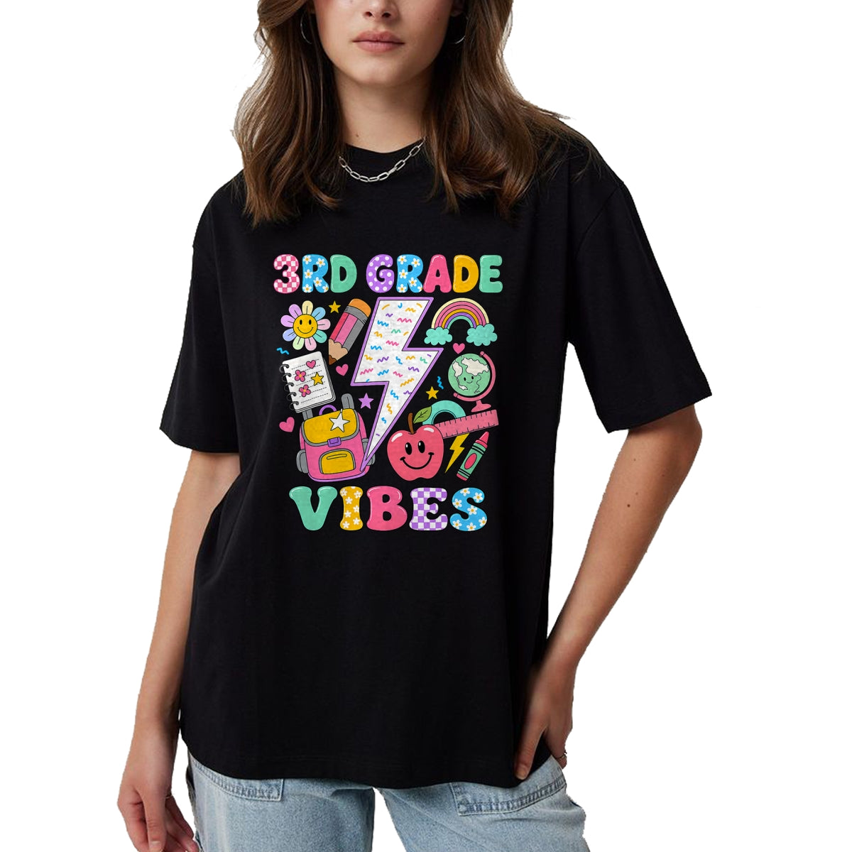 Best Student Shirt, Funny Back To School UnisexT-Shirt/Hoodie/Sweatshirt HLT00 - 3rd Grade for Girls Back to School First Day of Third Grade T-Shirt