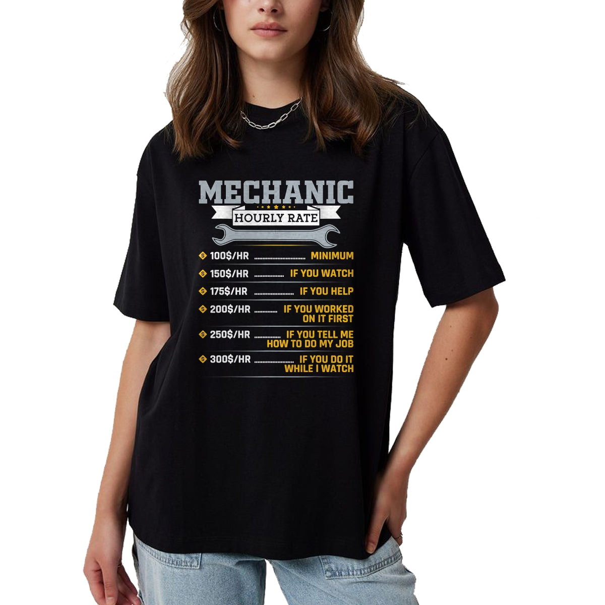 Best Mechanic Life Shirt, Funny Mechanic UnisexT-Shirt/Hoodie/Sweatshirt HLT00 - Mens Funny Mechanic Hourly Rate Car Mechanic Car Guy T-Shirt