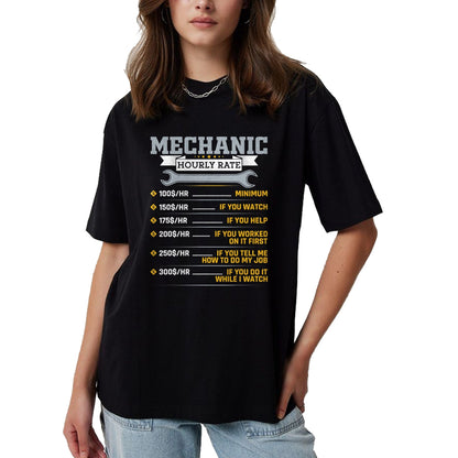 Best Mechanic Life Shirt, Funny Mechanic UnisexT-Shirt/Hoodie/Sweatshirt HLT00 - Mens Funny Mechanic Hourly Rate Car Mechanic Car Guy T-Shirt