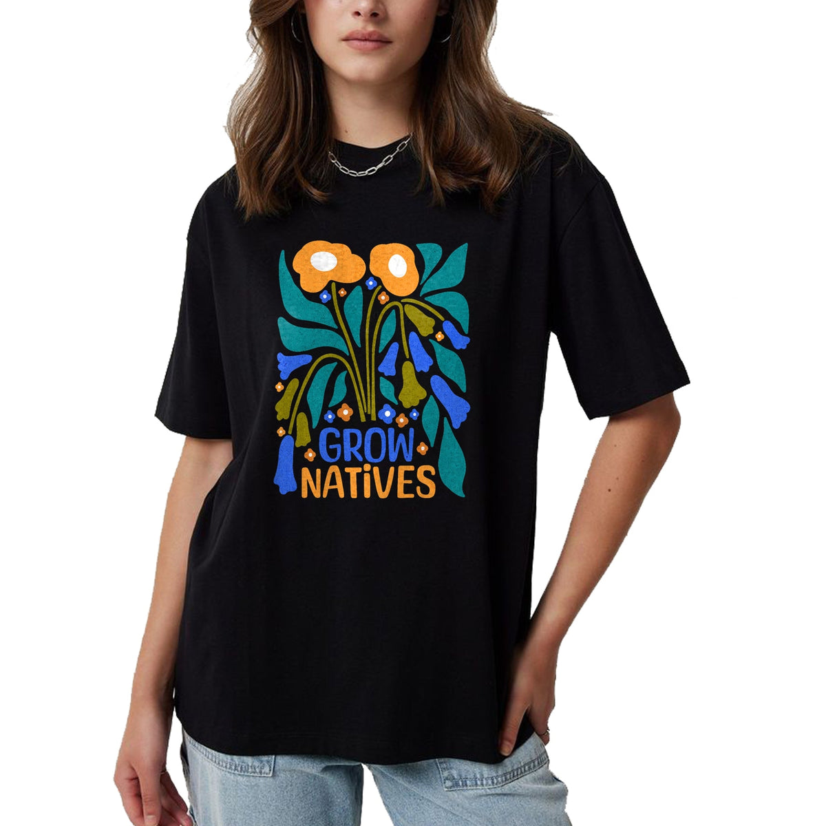 Native American T-Shirts, Vintage Native American Unisex T-Shirt/Hoodie/Sweatshirt HLT00 - Grow Natives for Gardeners Who Grow Native Plants