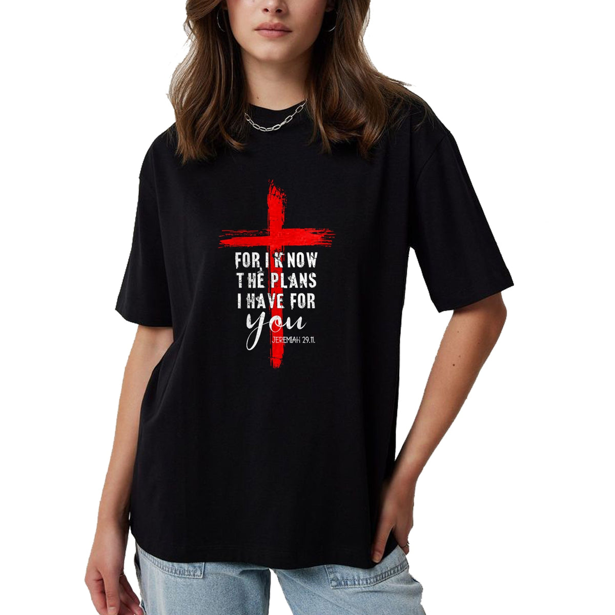 Christian Tee, Christian Faith Unisex T-Shirt/Hoodie/Sweatshirt HLT00 - Christian Quote Faith Jeremiah 29.11 T-Shirt