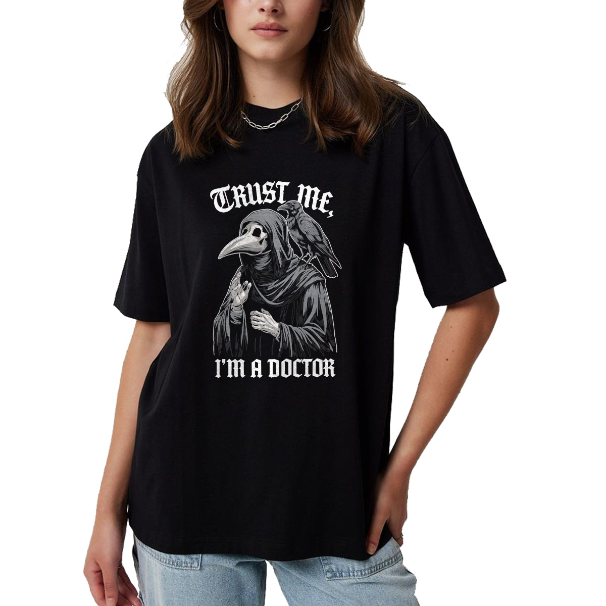 Best Doctor Shirt, Funny Doctor UnisexT-Shirt/Hoodie/Sweatshirt HLT00 - Trust me I'm a Doctor Plague Doctor T-Shirt