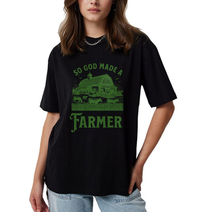 Best Farmer Life Shirt, Funny Farmer UnisexT-Shirt/Hoodie/Sweatshirt HLT00 - So God Made a Farmer Country Life T-Shirt for Fans T-Shirt