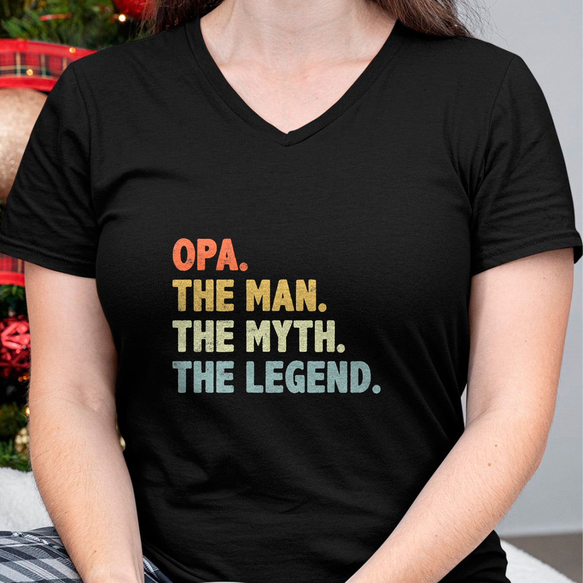 Best Grandpa Shirt, Proud Grandpa Unisex T-Shirt/Hoodie/Sweatshirt HLT00 - Opa The Man Myth Legend Father���s day gift for Grandpa G-Dad T