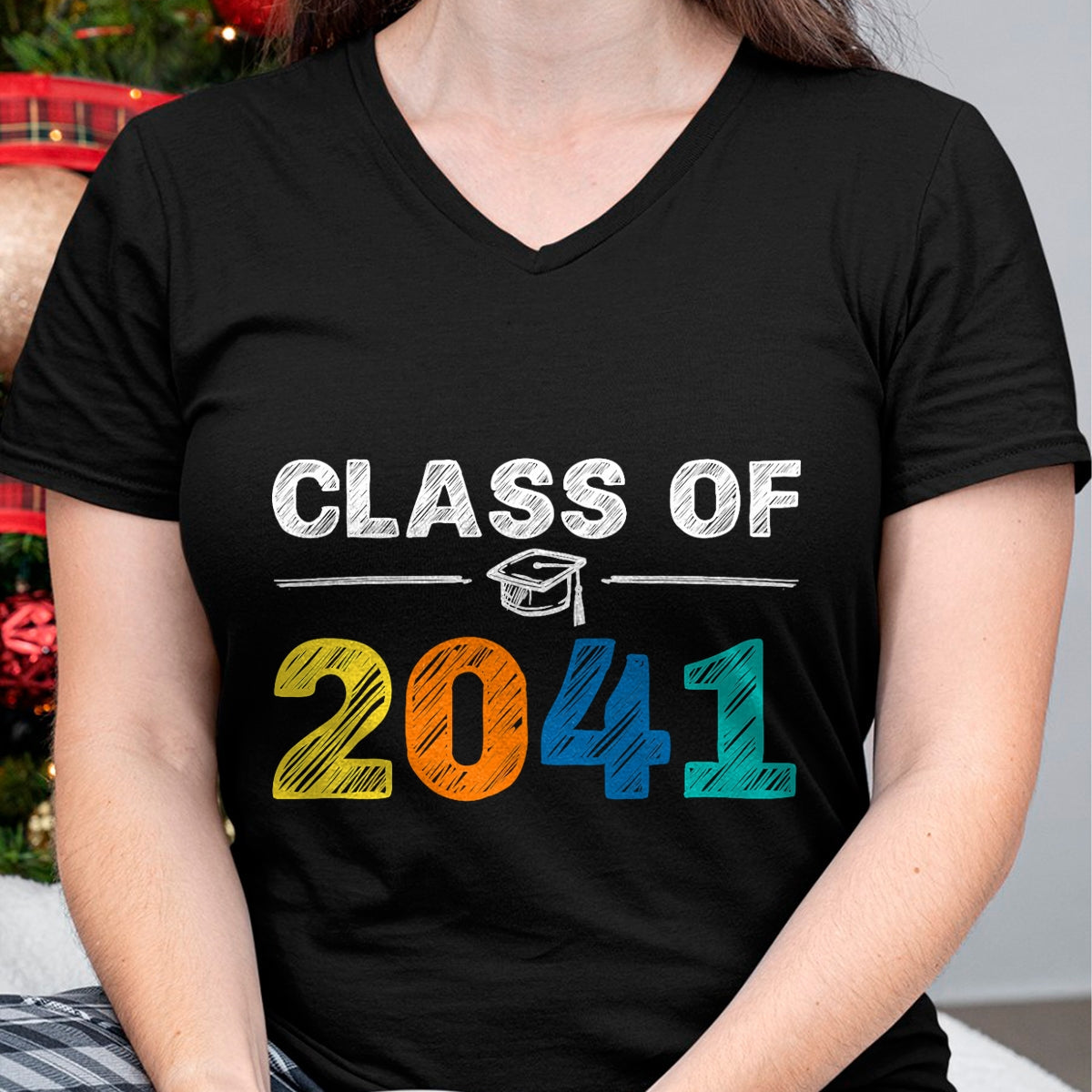 Best Student Shirt, Funny Back To School UnisexT-Shirt/Hoodie/Sweatshirt HLT00 - Class of 2041 Grow With Me First Day of School Graduation T-Shirt