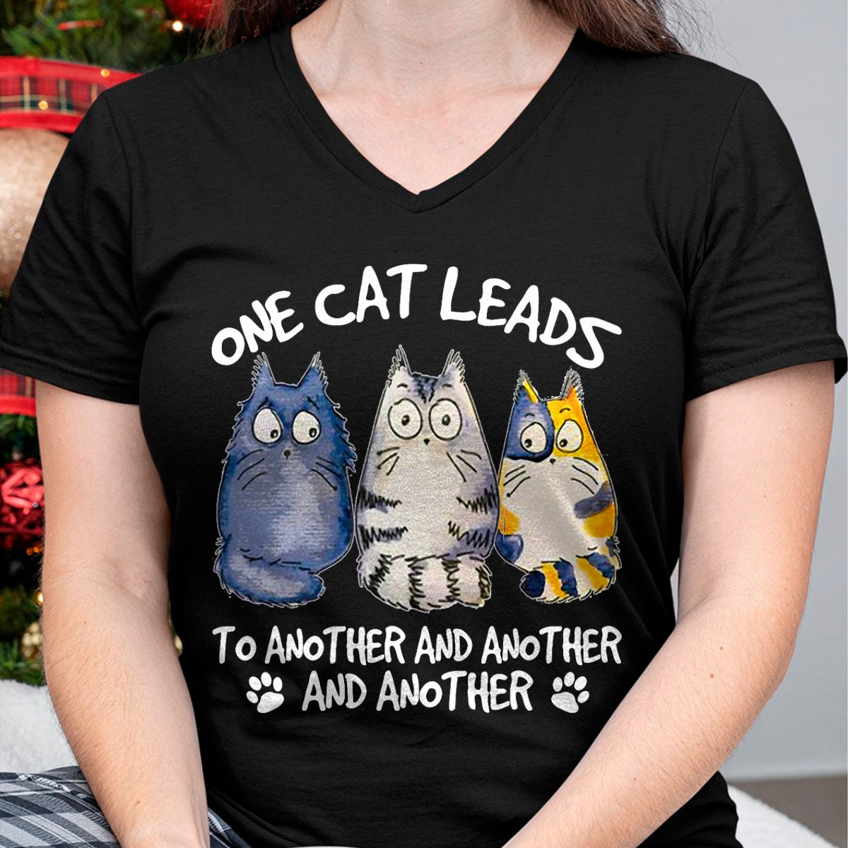 Cat Love Shirt, Funny Cat Lover Gift UnisexT-Shirt/Hoodie/Sweatshirt HLT00 - Funny Cat Design Cat Lover Kitten Cat T-Shirt (1)