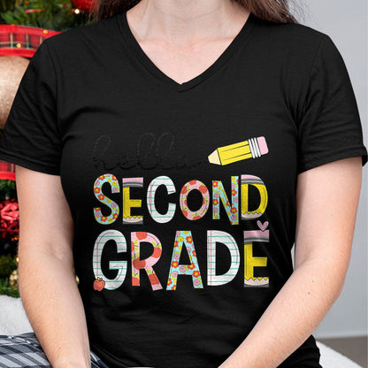 Best Teacher Shirt, Funny Teacher UnisexT-Shirt/Hoodie/Sweatshirt HLT00 - Hello Second Grade Team 2nd Grade Back to School Teacher Kid T-Shirt