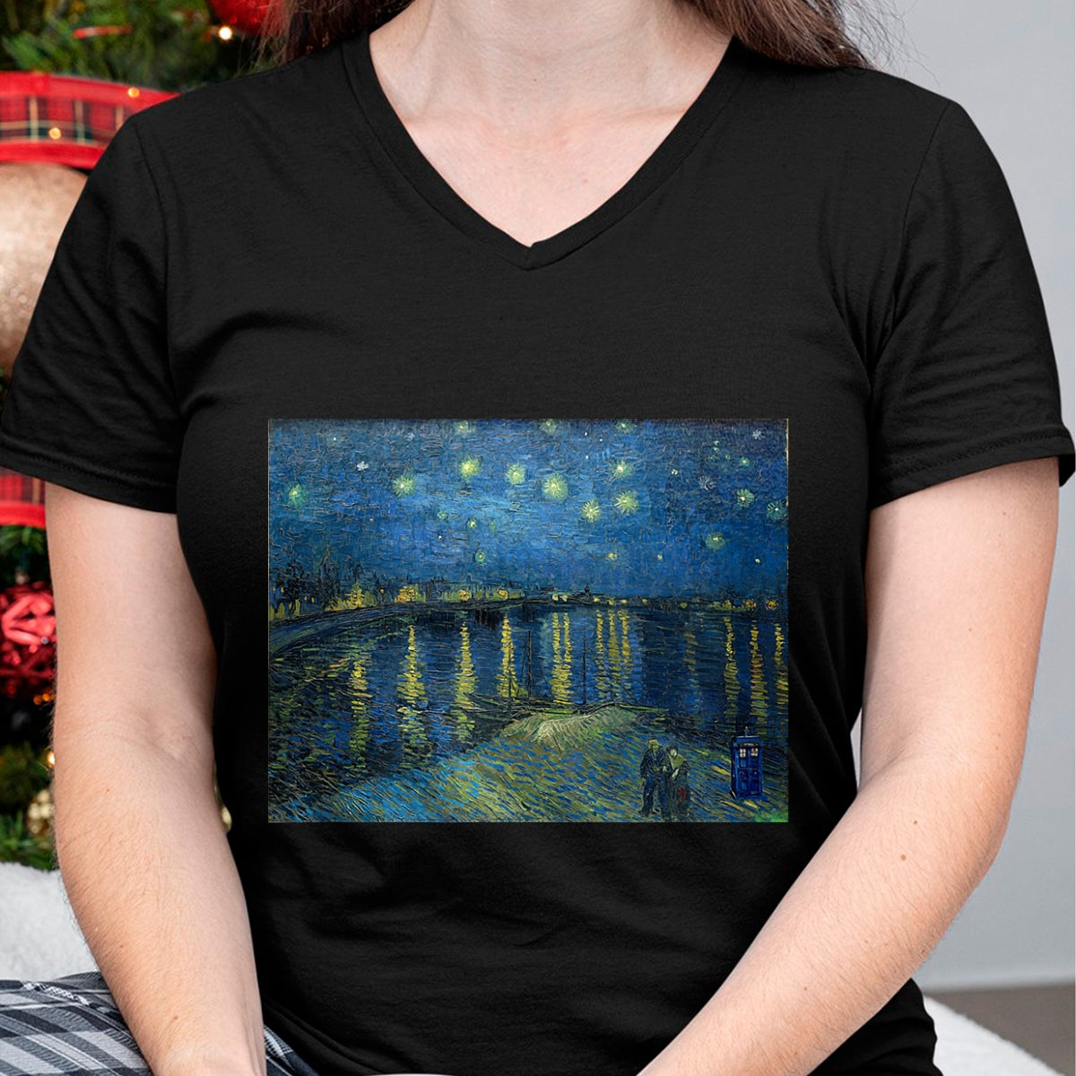 Best Doctor Shirt, Funny Doctor UnisexT-Shirt/Hoodie/Sweatshirt HLT00 - Starry Night Over the Rhone Doctor Visit T-Shirt