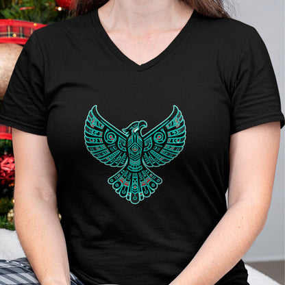 Native American T-Shirts, Vintage Native American Unisex T-Shirt/Hoodie/Sweatshirt HLT00 - Thunderbird Native American Tribal Art (1)