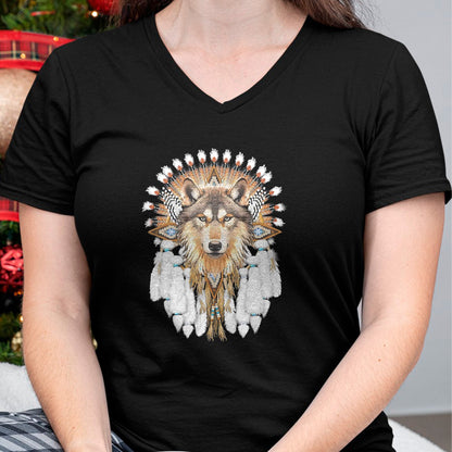Native American T-Shirts, Vintage Native American Unisex T-Shirt/Hoodie/Sweatshirt HLT00 - Native American Wolf Feather