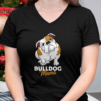 Dog Love Shirt, Dog Lover Gift T-Shirt/Hoodie/Sweatshirt HLT00 - English Bulldog Mama Cute Bully Dog Mom Funny Womens Gift T-Shirt