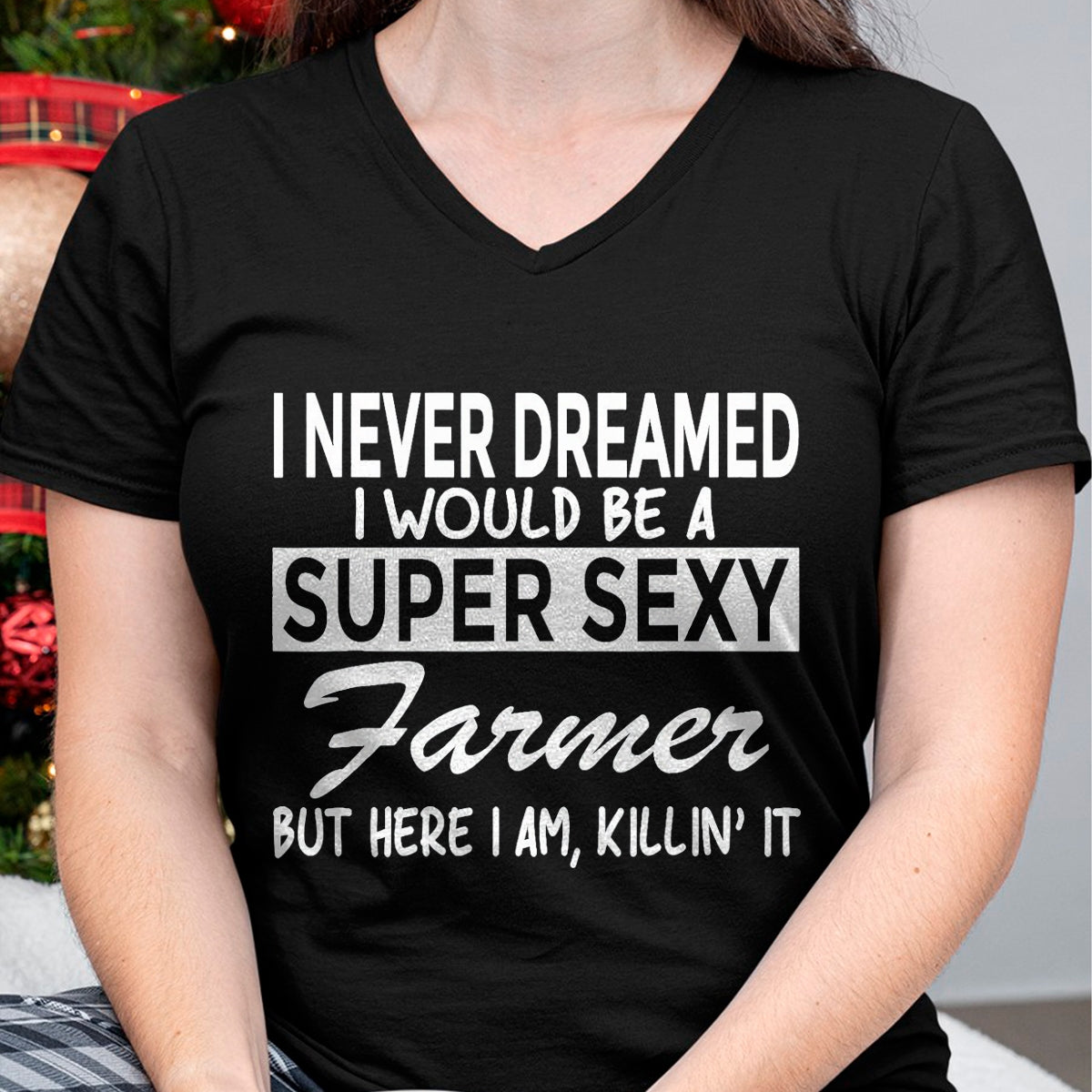 Best Farmer Life Shirt, Funny Farmer UnisexT-Shirt/Hoodie/Sweatshirt HLT00 - Super Sexy Farmer Funny Farm T-Shirt T-Shirt, Men, Black, 3X-Large