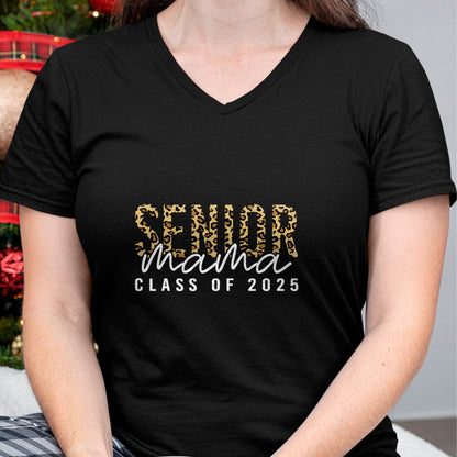 Gift for Mom Shirt, Funny Mom Unisex T-Shirt/Hoodie/Sweatshirt HLT00 - Mom Senior 2025 Proud Mom Of A Class Of 2025 Graduate T-Shirt