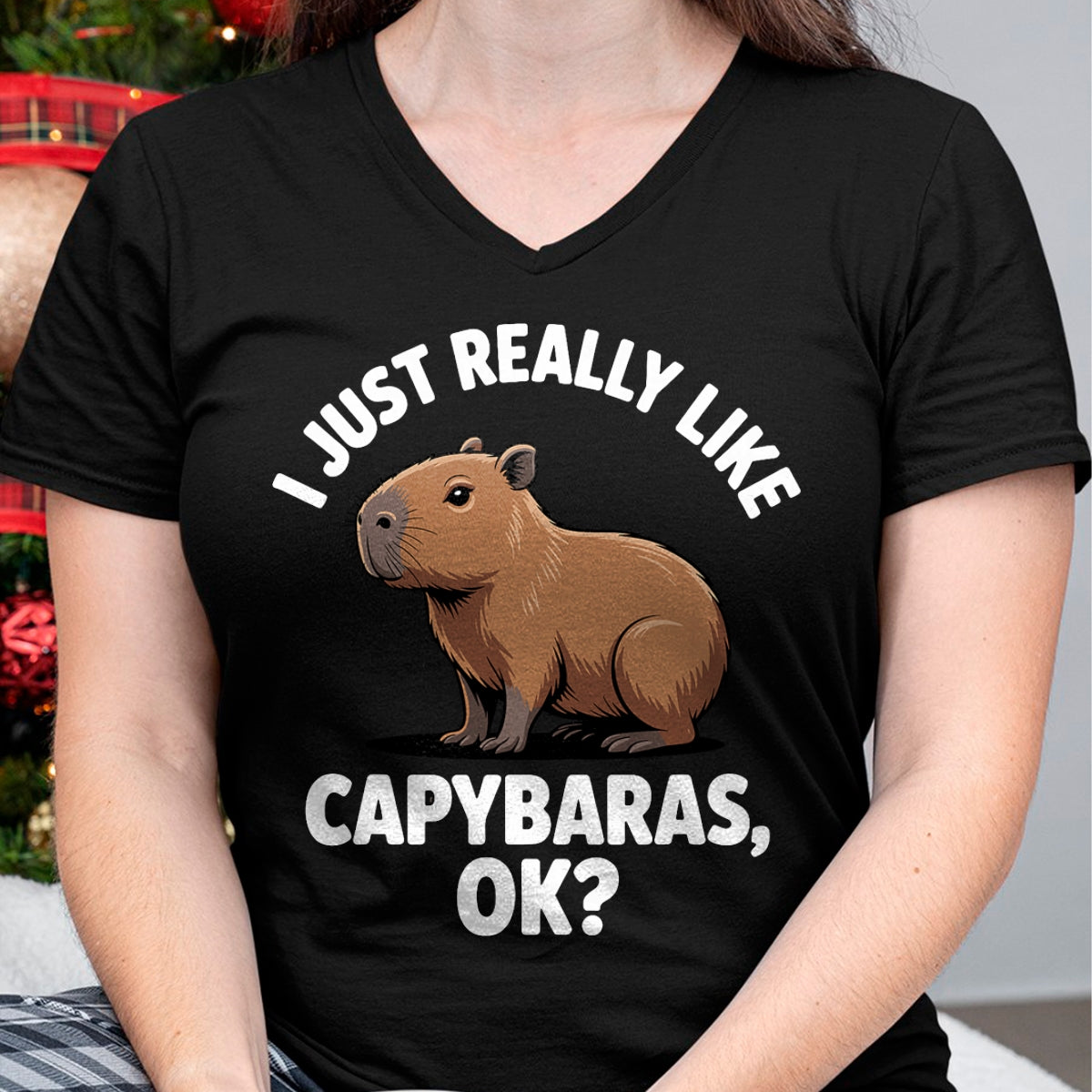 Cute Capybara Shirt, Funny Capybara Unisex T-Shirt/Hoodie/Sweatshirt HLT00 - Funny Capybara Art for Men Women Kids Capy Rodent Capybara T-Shirt
