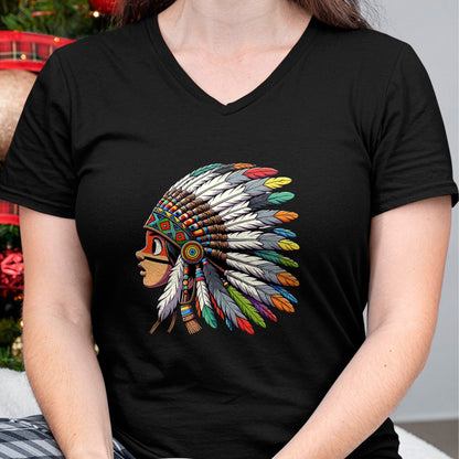Native American T-Shirts, Vintage Native American Unisex T-Shirt/Hoodie/Sweatshirt HLT00 - Native American Indian Ancestors Headdress Chief kid toddler