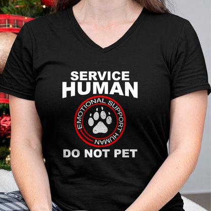 Dog Love Shirt, Dog Lover Gift T-Shirt/Hoodie/Sweatshirt HLT00 - Service Human Tshirt Funny Dog Owner Emotional Support Human