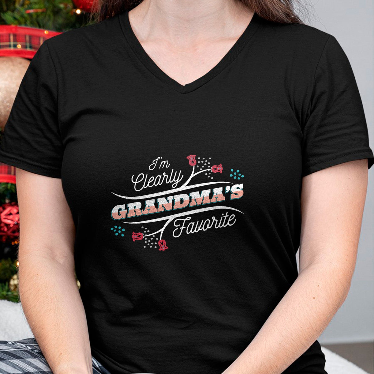 Best Grandma Shirt, Proud Grandma Unisex T-Shirt/Hoodie/Sweatshirt HLT00 - I'm Clearly Grandma's Favorite Granddaughter Grandma, T-Shirt