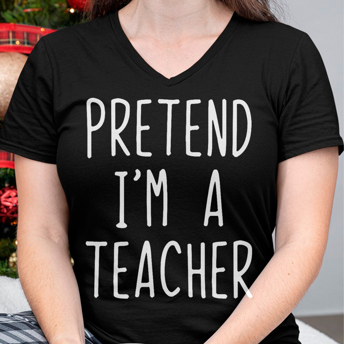 Best Teacher Shirt, Funny Teacher UnisexT-Shirt/Hoodie/Sweatshirt HLT00 - Pretend I'm A Teacher Costume Halloween Lazy Adult Kids T-Shirt