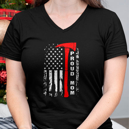 Gift for Mom Shirt, Funny Mom Unisex T-Shirt/Hoodie/Sweatshirt HLT00 - Football Mom My Heart is on That Field Loud And Proud Women T-Shirt