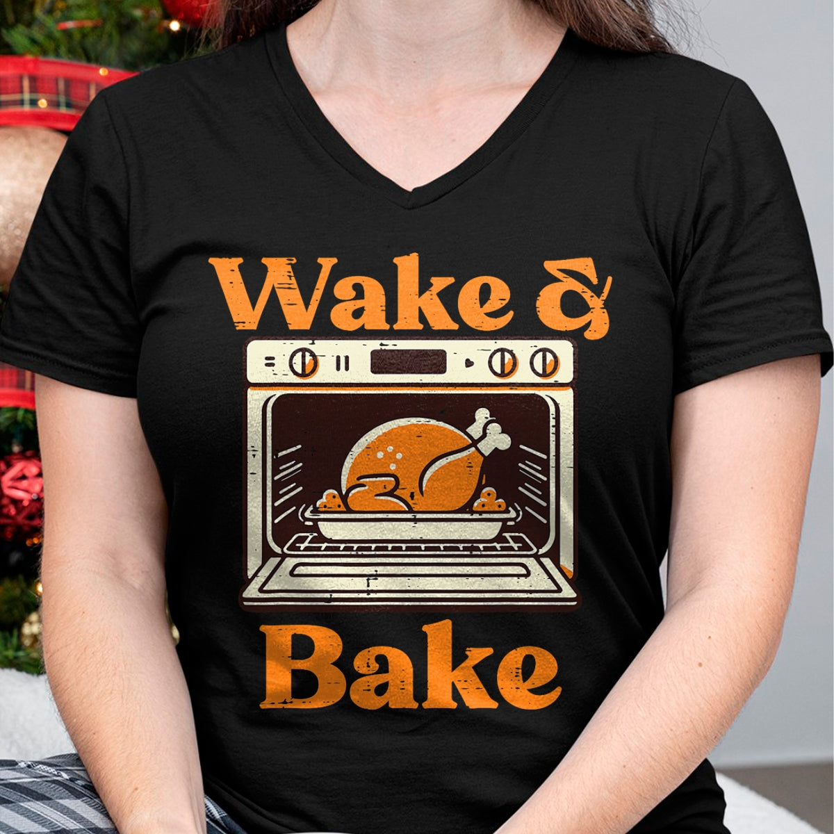 Best Thanksgiving Family Shirt , Funny Thanksgiving UnisexT-Shirt/Hoodie/Sweatshirt HLT00 - Thanksgiving Wake and Bake Funny Turkey Day Dad Men Women T-Shirt