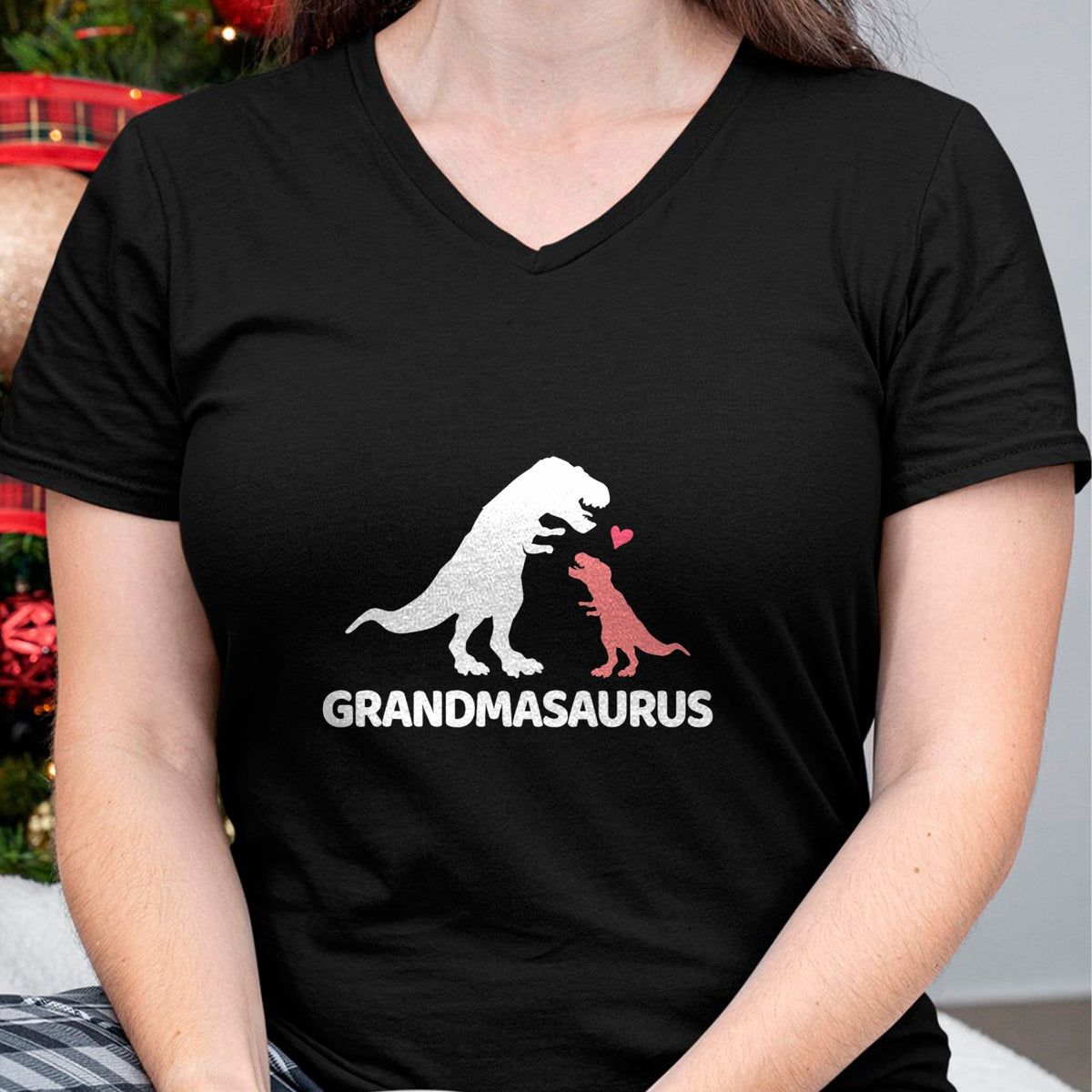 Best Grandma Shirt, Proud Grandma Unisex T-Shirt/Hoodie/Sweatshirt HLT00 - Grandmasaurus grandma dinosaur T-Shirt (1)