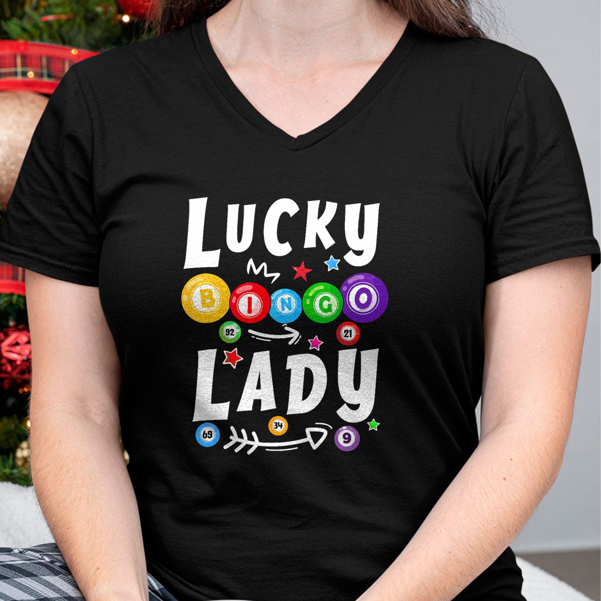 Gift for Mom Shirt, Funny Mom Unisex T-Shirt/Hoodie/Sweatshirt HLT00 - Bingo Night Funny Bingo Lucky Bingo Lady For Grandma Mom T-Shirt