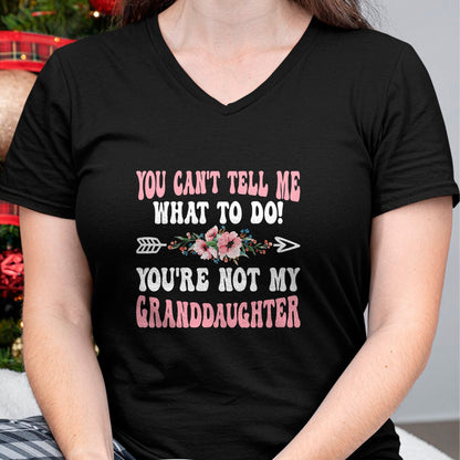Best Grandma Shirt, Proud Grandma Unisex T-Shirt/Hoodie/Sweatshirt HLT00 - You Can't Tell Me Grandma Grandmother Granddaughter T-Shirt