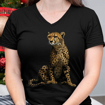 Cat Love Shirt, Funny Cat Lover Gift UnisexT-Shirt/Hoodie/Sweatshirt HLT00 - Cute Cheetah Lover Illustration Wild Cat Love T-Shirt