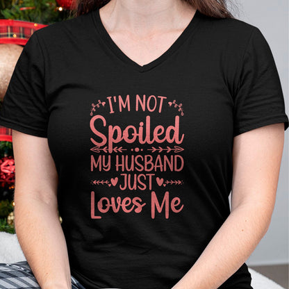 Best Wife Shirt, Wife and Husband Unisex T-Shirt/Hoodie/Sweatshirt HLT00 - Gift for wife T shirt, spoiled wife   Funny Spoiled Wife Art For Women Girls Husband Spoiled Wife Pu