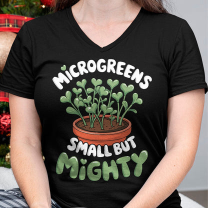 Best Farmer Life Shirt, Funny Farmer UnisexT-Shirt/Hoodie/Sweatshirt HLT00 - Small Mighty Farmer Sprouts Plant Gardening Microgreens T-Shirt