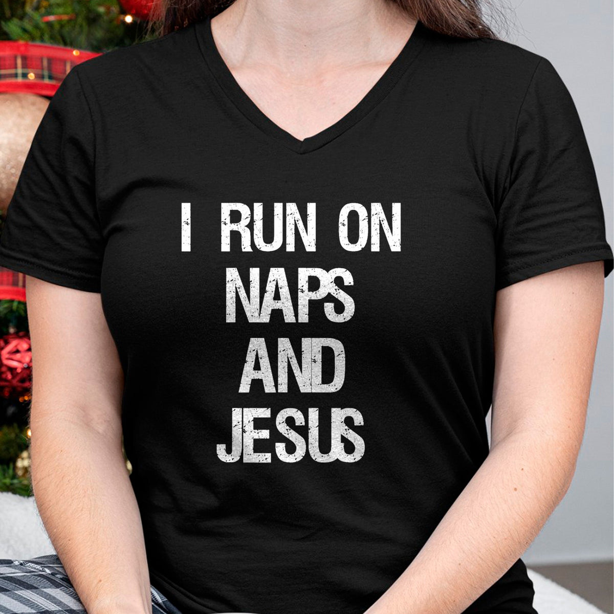 Christian Tee, Christian Faith Unisex T-Shirt/Hoodie/Sweatshirt HLT00 - Funny Run On Nap & Jesus Christ Sayings Christian T-Shirt
