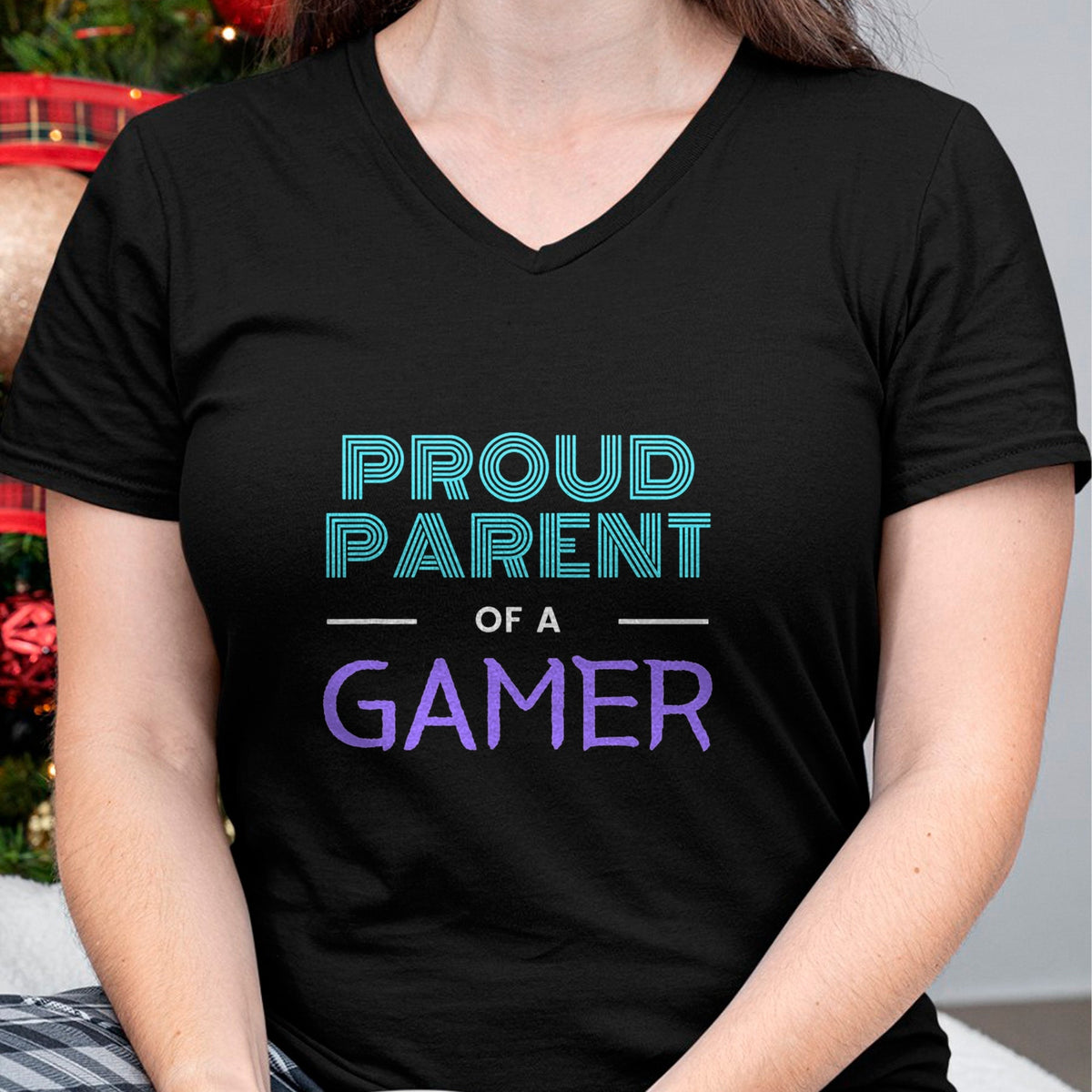 Gift for Dad Shirt, Funny Dad Unisex T-Shirt/Hoodie/Sweatshirt HLT00 – Proud Parent Of A Gamer - Fathers Day Mothers Day Gamer Kid T-Shirt