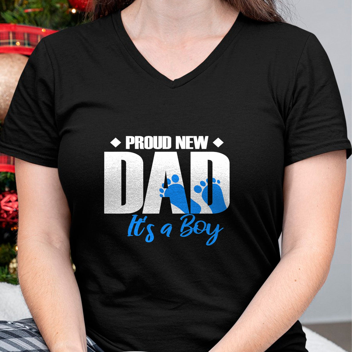 Gift for Dad Shirt, Funny Dad Unisex T-Shirt/Hoodie/Sweatshirt HLT00 – Mens Proud New Dad It_s A Boy T-Shirt