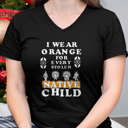 Native American T-Shirts, Vintage Native American Unisex T-Shirt/Hoodie/Sweatshirt HLT00 - I Wear Orange For Every American Native Child Indian Prid