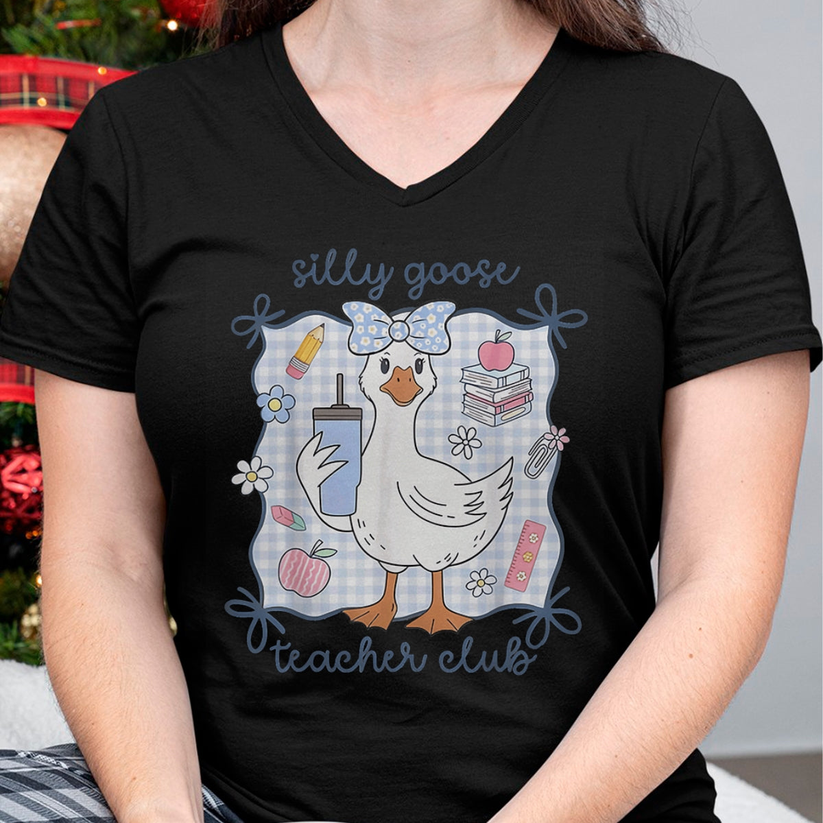 Best Teacher Shirt, Funny Teacher UnisexT-Shirt/Hoodie/Sweatshirt HLT00 - Silly Goose Teacher Club Back to School T-Shirt