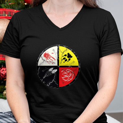 Native American T-Shirts, Vintage Native American Unisex T-Shirt/Hoodie/Sweatshirt HLT00 - Native American Medicine Wheel