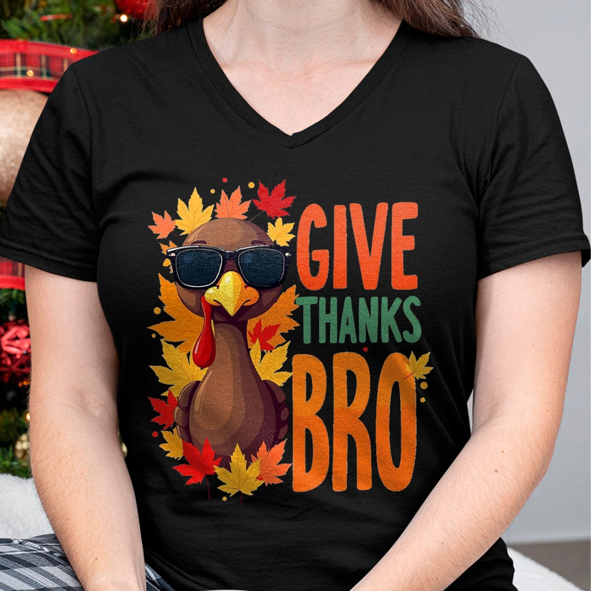 Best Thanksgiving Family Shirt , Funny Thanksgiving UnisexT-Shirt/Hoodie/Sweatshirt HLT00 - Give Thanks Bro Cute Turkey Toddler Thankful Thanksgiving T-Shirt, Men, Black, 3X-Large