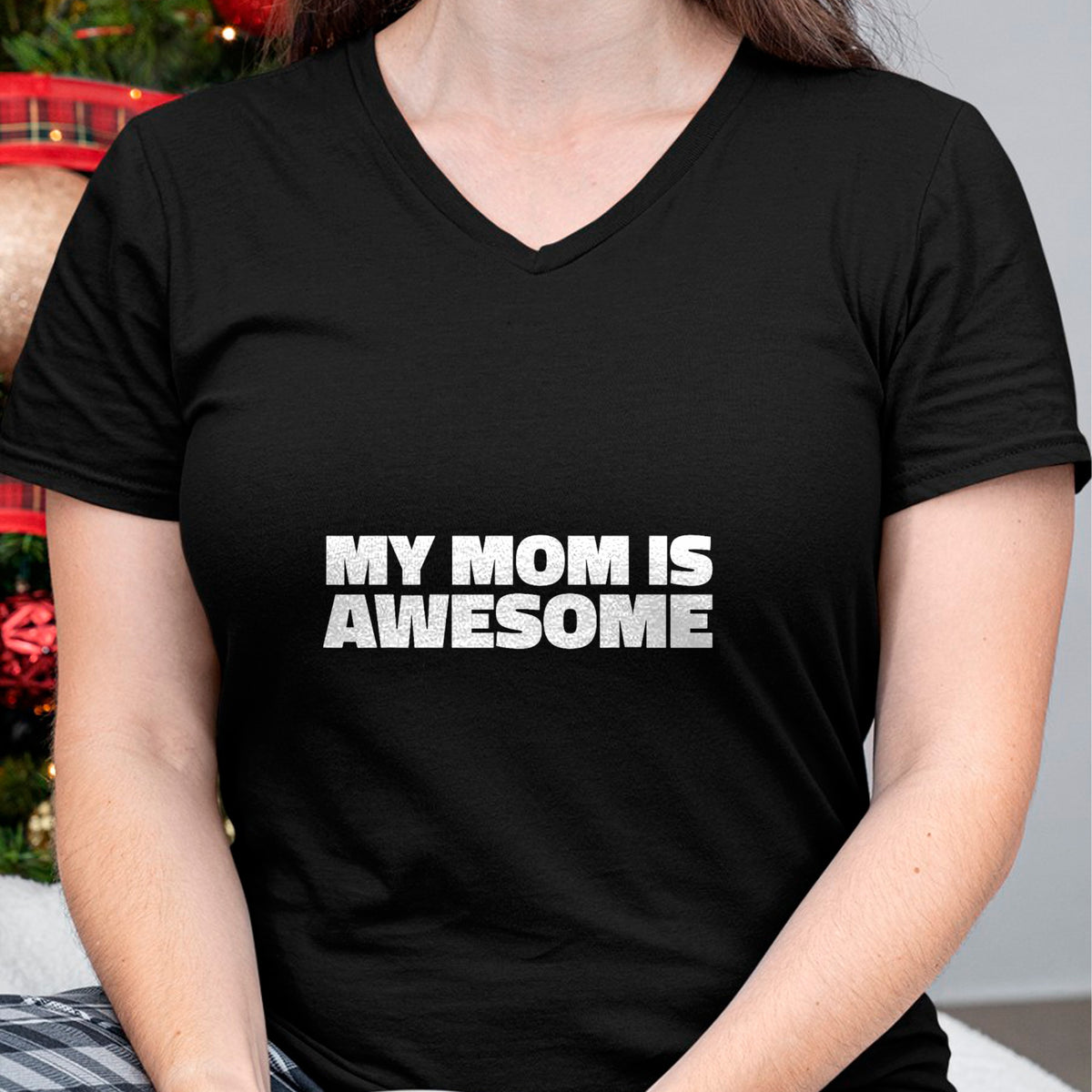 Gift for Mom Shirt, Funny Mom Unisex T-Shirt/Hoodie/Sweatshirt HLT00 - My Mom is Awesome T Shirt - Family T-Shirt