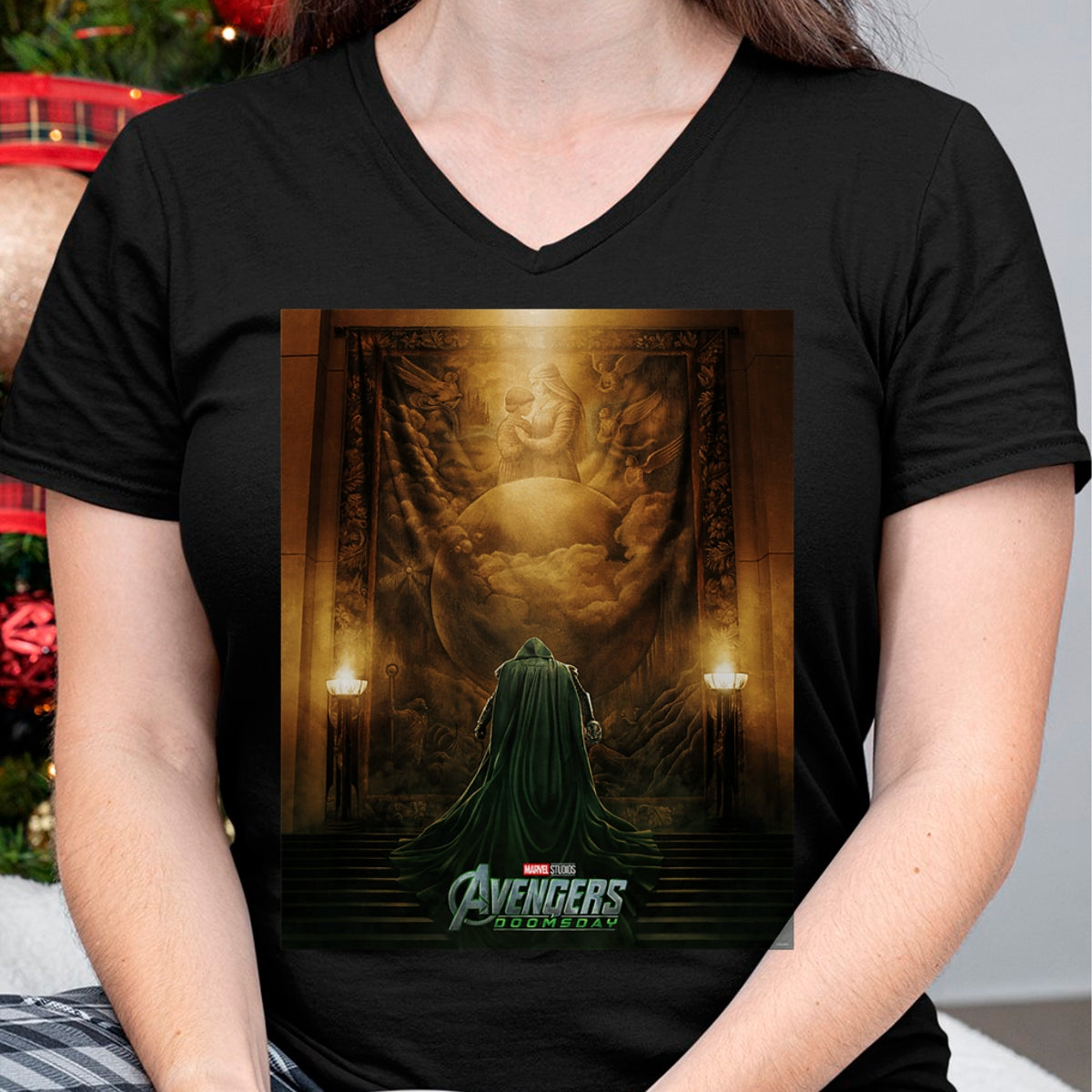 Best Doctor Shirt, Funny Doctor UnisexT-Shirt/Hoodie/Sweatshirt HLT00 - Marvel Avengers Doomsday Doctor Doom Preview Poster Art T-Shirt